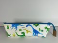Dino Watercolors Triangle Zip Bag