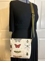 Winged Beauties Zippy Cross Body Bag