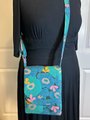Pretty Peonies Snappy Cross Body Bag