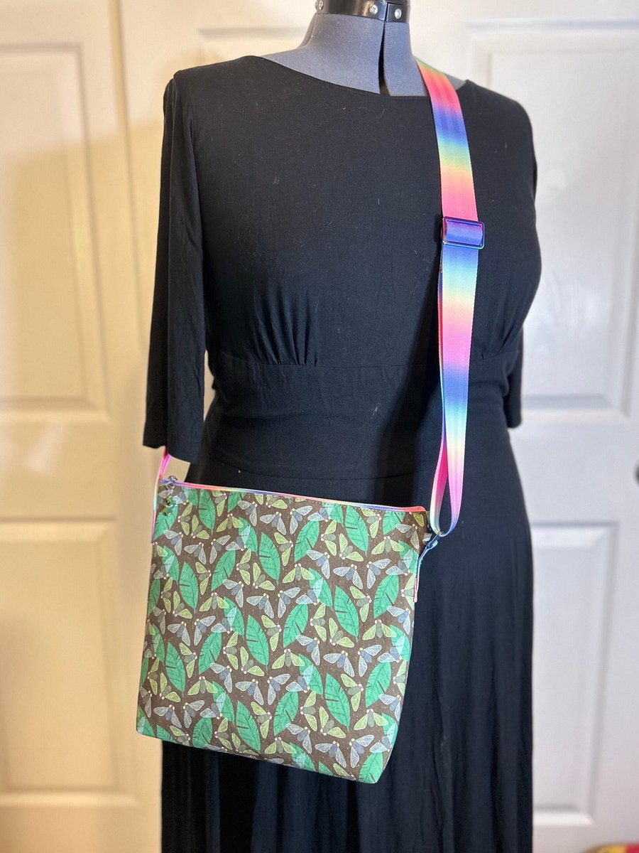 Flitty Flies Zippy Cross Body Bag