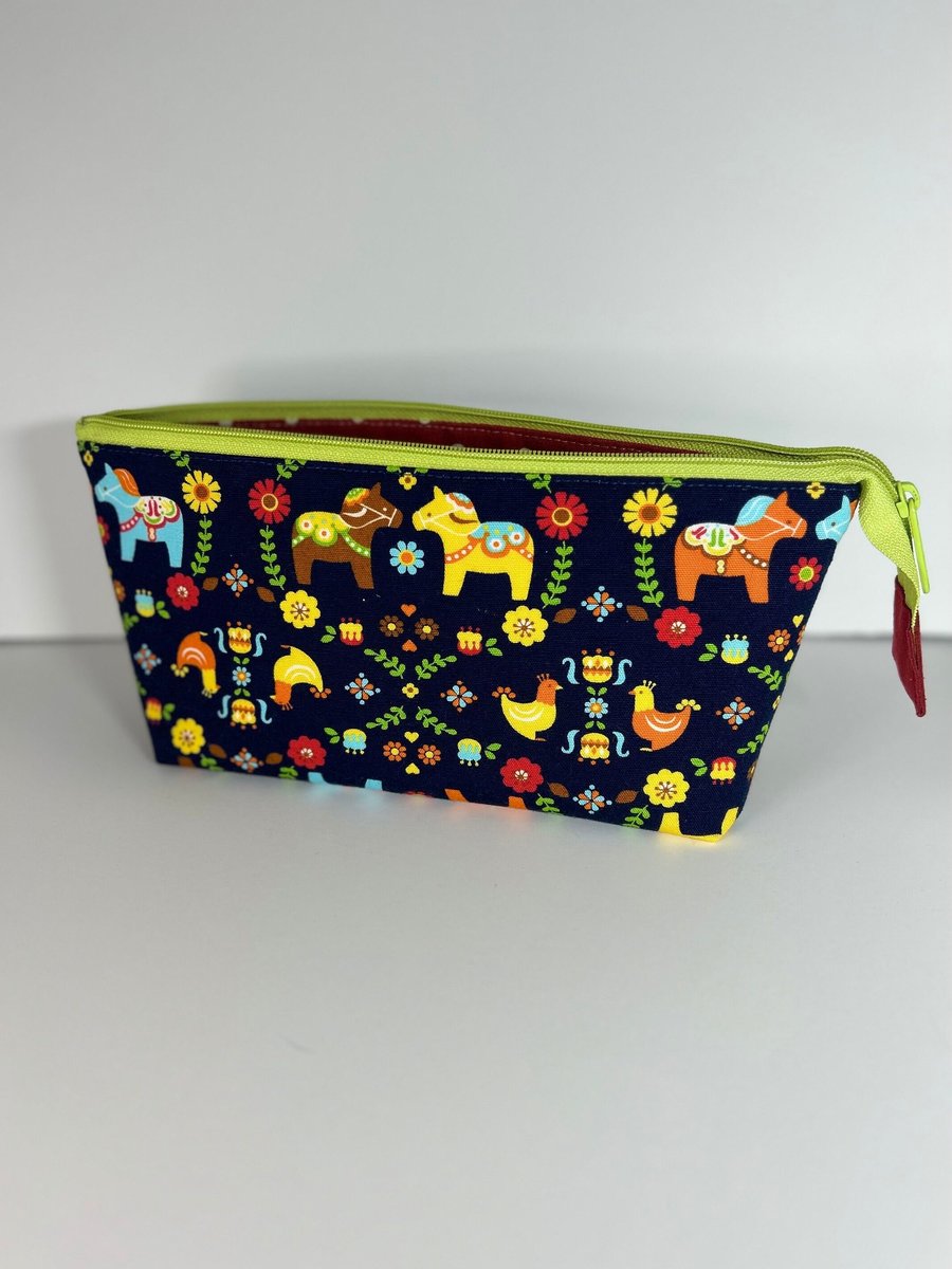 Dala Horse Project Bag