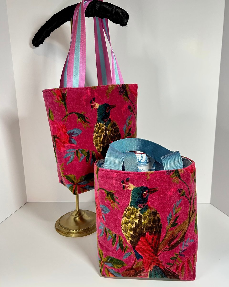 Velvet Birds Tote Bag