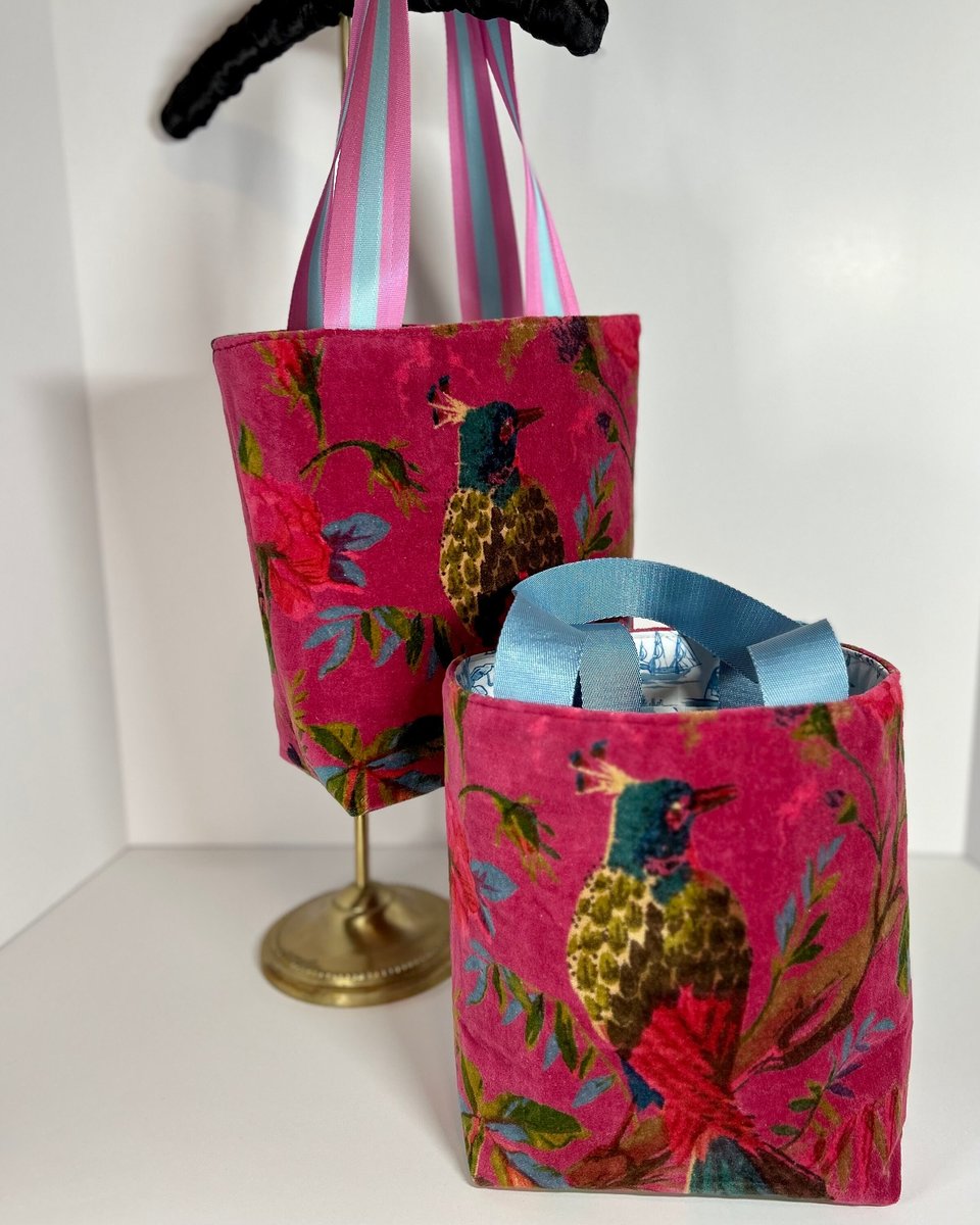 Velvet Birds Tote Bag