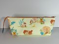 Colorful Coral Triangle Zip Bag