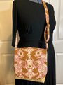 Golden Alligators MidSized Cross Body Bag
