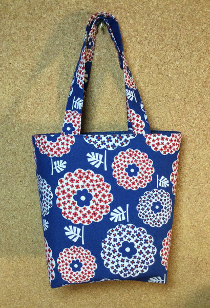 Red Posies Tote Bag