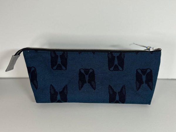 Bulldog Blues Triangle Zip Bag