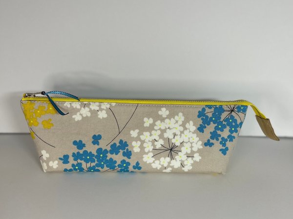 Wishing Flowers Triangle Zip Bag