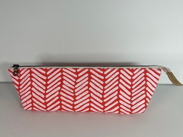 Stripey Stripey Triangle Zip Bag