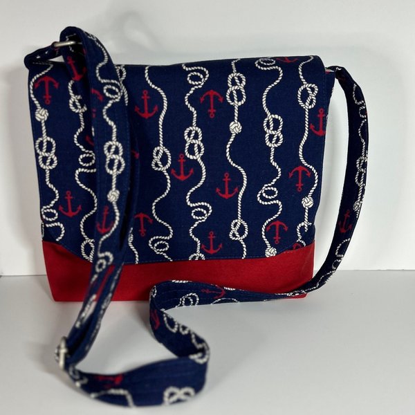 Ropes and Anchors MidSized Cross Body Bag